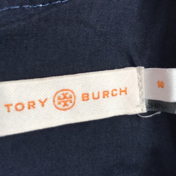 Tory Burch Jean dress w/pockets, zippers w/belt - Picture 3 of 4
